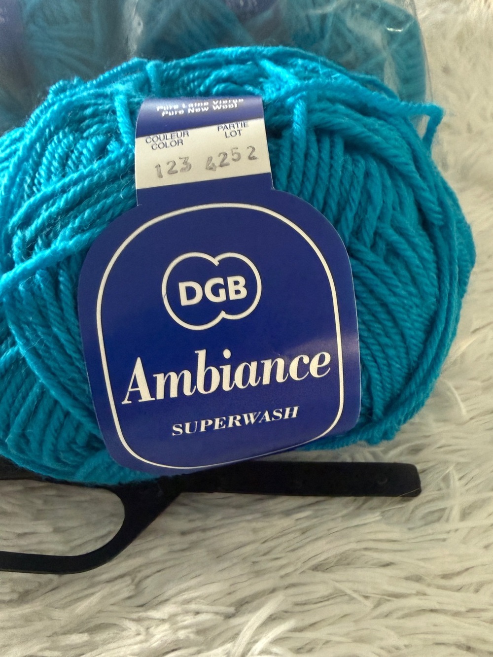 DGB Ambiance Superwash Yarn in Teal Blue 8 balls